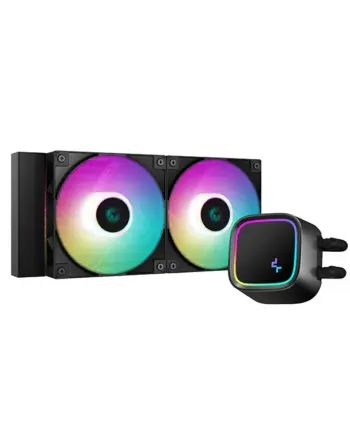 Deepcool Aio Liquid Cooler Gammaxx Le520-Rgb Black