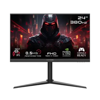 Gameon Midnight Pro Series 24" Fhd 380Hz Ips 0.5 Ms 2.1 Gaming Monitor Black