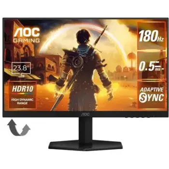 Aoc Gaming Monitor 23.8" 180Hz 0.5Ms Fhd Blk Red