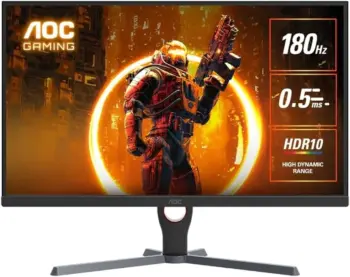 شاشة ألعاب AOC 27G11E 27 بوصة سريعة IPS، شاشة ألعاب FHD 1920×1080 بدقة FHD