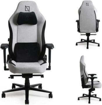 Navodesk Apex Chair Softfabric - Carbon White
