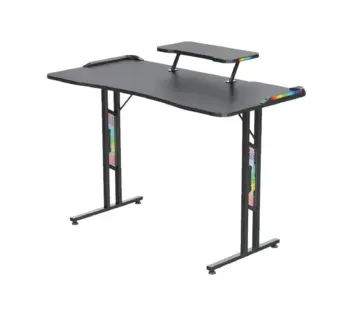 Twisted Minds Gaming Desk T Shaped Double Top