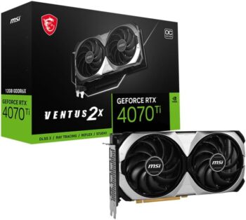 Msi Rtx 4070 Ti Ventus 2X Oc 16Gb Gddr6 Graphics Card
