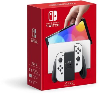 Nintendo Switch Oled Console White Joycon