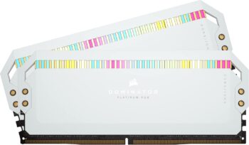 Corsair Dominator Platinum 64Gb 2X32 5600Mhz Cl40 Rgbddr5 Ram  White