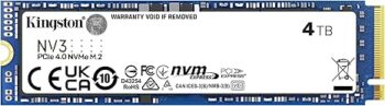 Kingston Nv3 4 Tb Pcie 4 Nvme M.2 Internal Ssd
