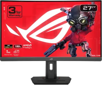 Asus Rog Strix Xg27Wcs  27" Qhd 180 Hz Va 1 Ms Monitor