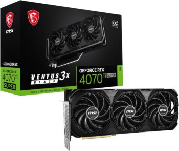 Msi Graphics Card Rtx 4070Ti Super Ventus 3X Oc 16G
