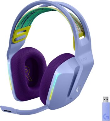 Logitech  G733 Lightspeed Wireless Rgb Headset  Lilac