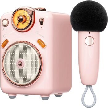 Divoom Fairy-Ok Speaker With Microphone Pink