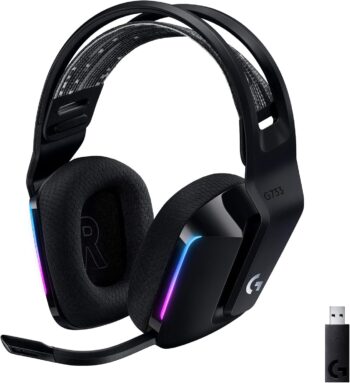Logitech G733 Rgb Wireless Gaming Headset  Black