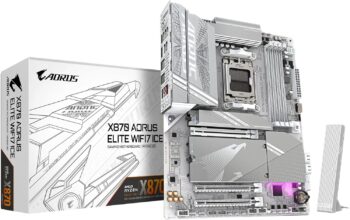 Gigabyte X870 Aorus Elite Wifi17 Ice Ddr5 Motherboard