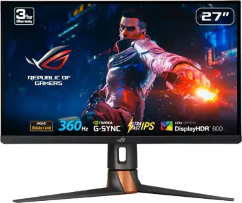 Asus Rog Swift Pg27Aqn 27" Qhd Ips 360 Hz 1Ms Monitor