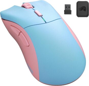 Glorious Model D Wilreless Mouse Pro Blue Pink
