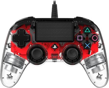 Nacon Compact Illuminated Wired Controoler Red