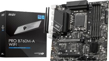 Msi Motherboard Pro B760M-A Wifi Ddr5
