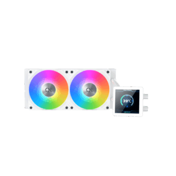 Xigmatek Connect 240 Arctic Argb Lcd Liquid Cooler Wh