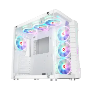 Gameon Emperor Artic Series Mid Tower Gaming Case - Wh