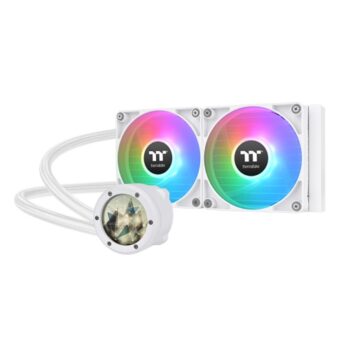 Thermaltake Th240 V2 Ultra Argb Sync Lcd Scn Aio Liquid Cooler Wh
