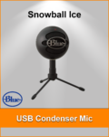 Logitech Blue Snowball Ice Microphone Black