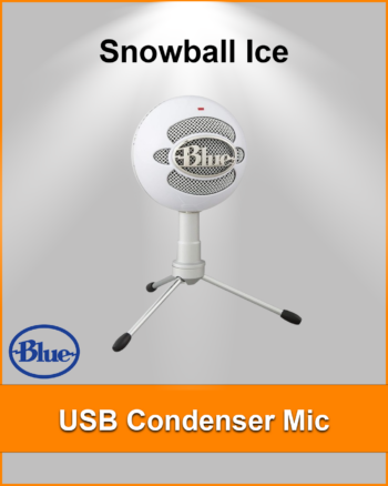 Logitech Blue Snowball Ice Microphone White