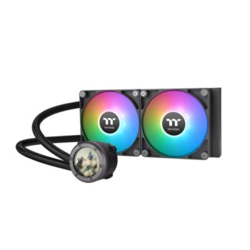 Thermaltake Th240 V2 Ultra Argb Sync Lcd Scn Aio Liquid Cooler Blk