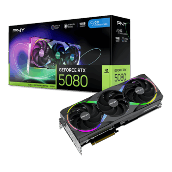 Pny Geforce Rtx 5080 Oc Gddr7 16Gb Graphics Card