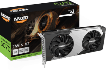 Inno3D Geforce Rtx 5070 Twin X2 Sff 12Gb D7 Graphics Card