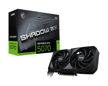 Msi Rtx 5070 12Gb Shadow 2X Oc Gddr7 Graphics Card