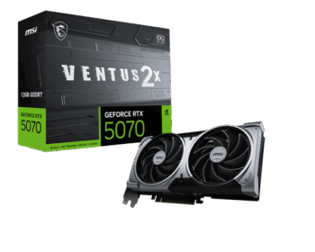 Msi Rtx 5070 12Gb Ventus 2X Oc Gddr7 Graphics Card