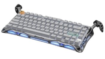Gravastar Mercury K1 Pro 75% Wireless Keyboard Concrete Grey