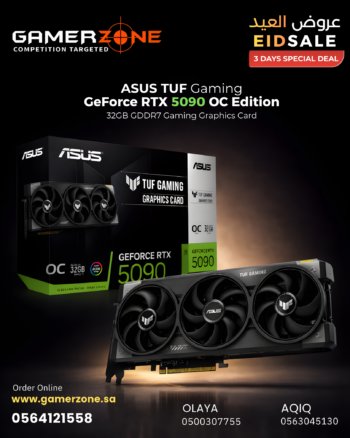 Asus Tuf Rtx5090 Gddr7 Oc-32Gb Graphics Card