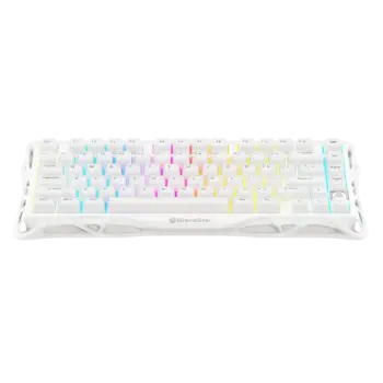 Gravastar Mercury K1 Lite 75% Wireless Keyboard Snow White