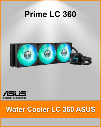 ASUS Prime CPU Liquid Cooler LC 360 ARGB Black