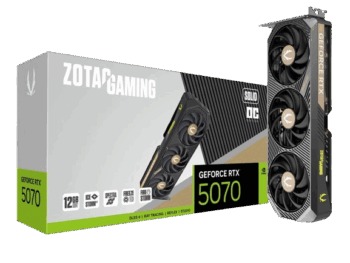 Zotac Rtx 5070 Solid Oc Gddr7 12 Gb Graphics Card