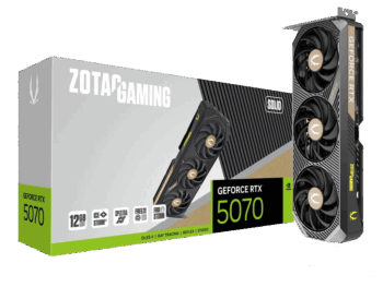 Zotac Rtx 5070 Solid Gddr7 12 Gb Graphics Card