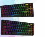 Aqirys Gaming Wireless / Bt Keyboard Mira Black 60%