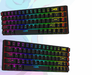 Aqirys Gaming Wireless / Bt Keyboard Mira Black 60%