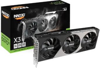 Inno3D Rtx 5070Ti X3 Oc Sff 16Gb D7 Graphics Card