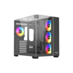 Twisted Minds Warden 04  Mid Tower Gaming Case Black
