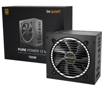 Be Quiet Pure Power 12 M 750W 80+ Gold Power Supply Blk
