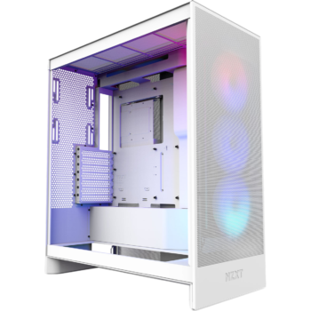 Nzxt Gaming Case H7 Flow Rgb - White