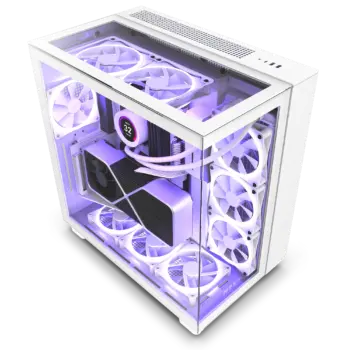 Nzxt Mid Tower Case H9 Elite White Edition