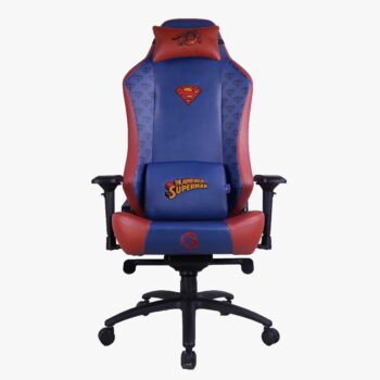 GAMEON LICENSED GAMING CHAIR WITH 4D AMREST & METAL BASE-SUPERMAN