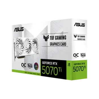 ASUS TUF RTX 5070TI GDDR7 OC-16GB GRAPHICS CARD WH