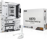ASUS X870 MAX GAMING WIFI 7 AMD AM5 MOTHERBOARD WHT