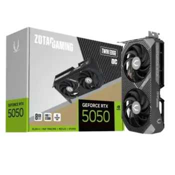 ZOTAC GRAPHICS CARD 5050 TWIN EDGE OC 8GB DDR7 BLACK