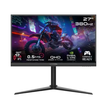 GAMEON MIDNIGHT PRO SERIES 27" QHD 380Hz IPS 0.5 MS 2.1 GAMING MONITOR BK