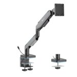 GAMERTEK PIVOT MONITOR ARM 17"-49" RGB WH