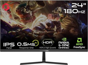 GAMEON PRO SERIES 24" FHD 180Hz IPS 0.5 MS 2.1 GAMING MONITOR